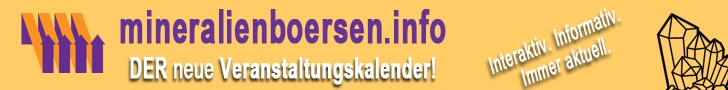 mineralienboersen.info Der neue Veranstaltungskalender